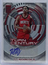 2023-24 Donruss Elite #TCS-TTW TyTy Washington Jr. Turn of the Century Auto