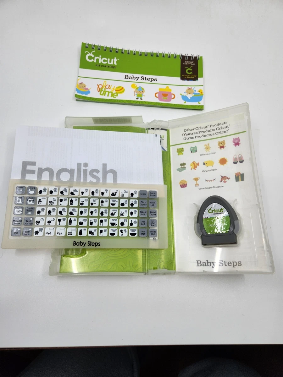 Cricut Cartridge BABY STEPS Infant Toddler Furniture Nursery Icons