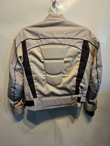 Xelement Motorcycle Jacket Silver Padded Removable Lining Mens Size Medium - Picture 12 of 14