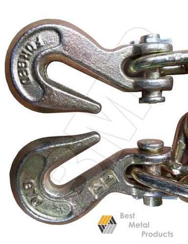 1/4" x 12 ft Tow Chain w/Hooks Towing Pulling Secure Truck Cargo Binder/Chain146 - Picture 3 of 6