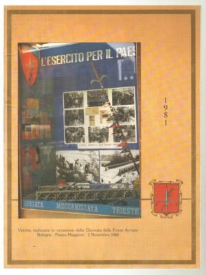 Calendar Mechanized Brigade Trieste Year 1981. No original cord