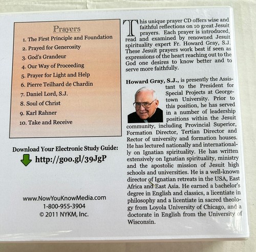 Diez Grandes Oraciones Jesuitas Rev Howard Gray SJ, PhD 10 Oraciones en 2 CD - Imagen 2 de 4