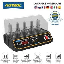 AUTOOL Car Spark Plug Tester Ignition Testers 2~5 Hole Spark Plug Analyzer