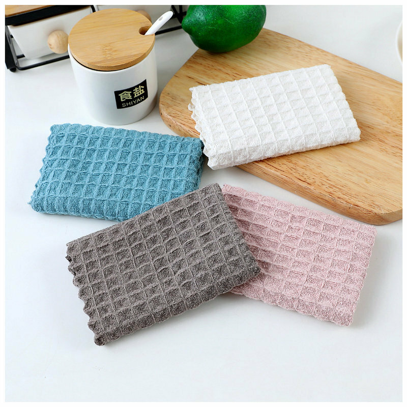 10 PCS Small Cleaning Rag and 4 PCS Waffle Weave Microfiber Cleaning Cloth