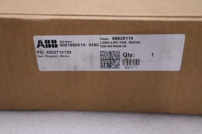 ABB R2E190-RA50-90/ 68625114 LONG LIFE FAN RADICAL - STOCK GF190