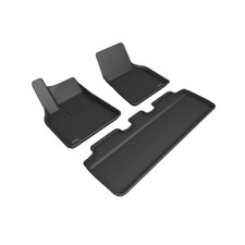 3D MAXpider Custom Fit Kagu Floor Mat Black Compatible with Tesla Model Y 5...