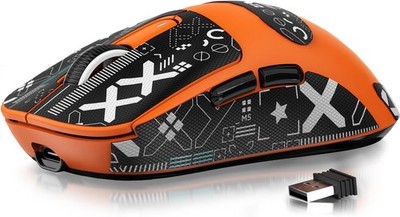 Attack Shark X3 Wireless Gaming Mouse, 49g, 26k DPI, PAW3395 for PC/Mac - Orange