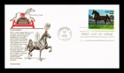 DR JIM STAMPS US COVER SADDLEBRED HORSES FIRST DAY ISSUE ARISTOCRAT CACHET