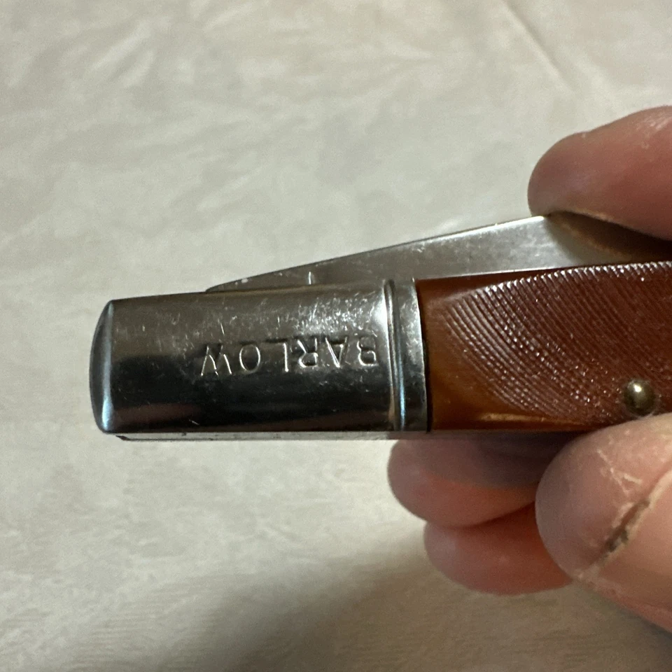 复古 Camillus 美国纽约 #51 巴洛刀 1970 - 80 年代未使用近乎完好 — 第 3/4 张图片