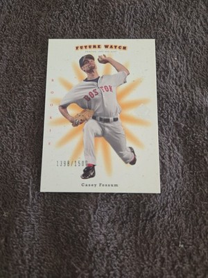2001 SP Authentic Future Watch Casey Fossum Rookie Card #227 1398/1500
