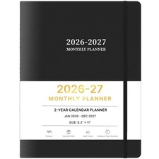 2026-2027 Monthly Planner, 2 Year Calendar Planner, Jan 2026 - Dec 2027, 8.3'...