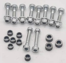 Stainless Steel Hedge Trimmer Blade Slider Bolt Nut Set for Stihl Models