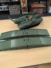1984 Hasbro Gi Joe TOSS N CROSS Bridge Layer Army Tank Vehicle