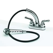 Utilatub Combo 40 In. X 24 In. 33 In. Polypropylene Floor Mount Utility Tub w...