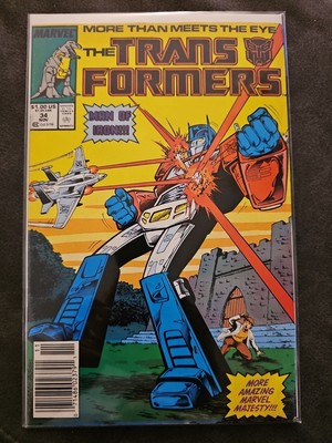 TRANSFORMERS #34 VOL 1 NOVEMBER 1987 MARVEL COMICS (A6