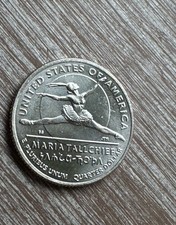 Maria Tallchief 2023 D Rare Error Quarter 