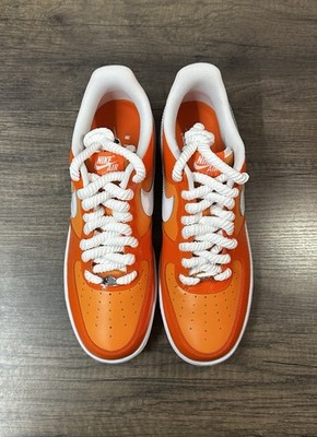 Size 10.5 - Nike Air Force 1 '07 LV8 Safety Orange Patent for sale