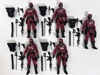 New ListingGI Joe Classified Army Builder lot x5 Crimson Guard #50 1/12 Scale Figure HASBRO