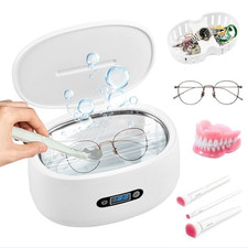 Ultrasonic Jewelry Cleaner W/ Digital Timer 5...