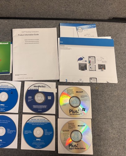Dell Windows XP home edition software With Windows plus & Word Perfect 8 Disc - Afbeelding 3 van 3