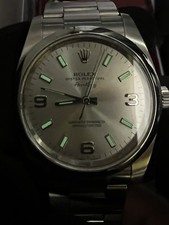 ROLEX Air-King 114200 Stainless Steel Oyster 34mm Unisex Silver Dial 5