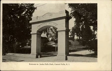 Jenks Park Central Falls Rhode Island vintage postcard UDB c1905 unposted u823