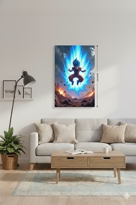 Goku: Power Unleash Wall Art Poster 24X36- Unframed