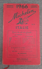 Ancien GUIDE MICHELIN ROUGE 1966 ITALIE