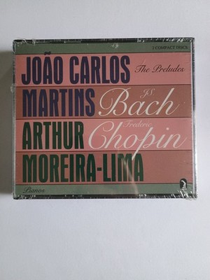 Joao Carlos Martins The Preludes Bach Chopin Arthur Moreira-Lima 2CD SEALED