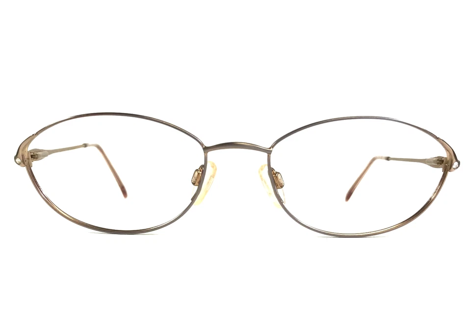 Marcos de gafas Sophia Loren M130 ZYLOWARE 091 cristales dorados plateados 54-18-140 Foto 2 de 4