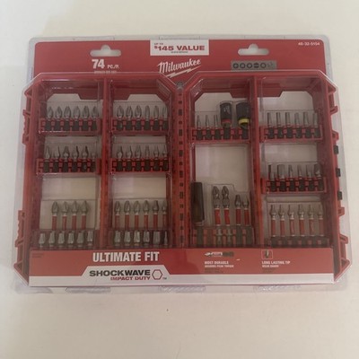 Milwaukee SHOCKWAVE Impact Duty Alloy Steel Screw Driver Bit Set (74-Piece)