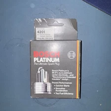 (4) Bosch 4201 Platinum Spark Plugs Fr7dpx New In Box Free Shipping
