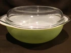 Vintage PYREX Casserole Dish Lime Green #024 2 QT - 8 1/2" Opening with Lid