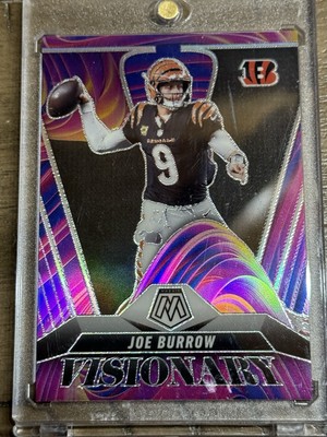 2025 Panini Mosaic Joe Burrow Visionary Case Hit SSP Cincinnati Bengals