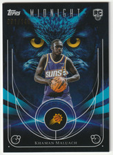 Khaman Maluach RC No-23 2025-26 Topps Midnight Night Owls SP /149 Suns Rookie