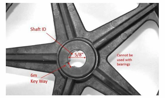 JUEGO DE 2 RUEDAS 12 1/2" X 2-1/4" MONTAJE RUEDA LIBRE PLANA PARA INVACARE POWER CHA Foto 4 de 4