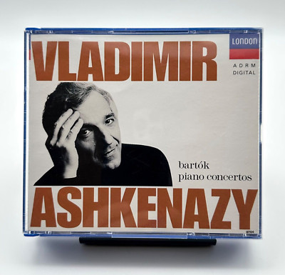 Bartok PIANO CONCERTOS Ashkenazy Solti [London 2 CD Box Set] CDs are NEAR MINT