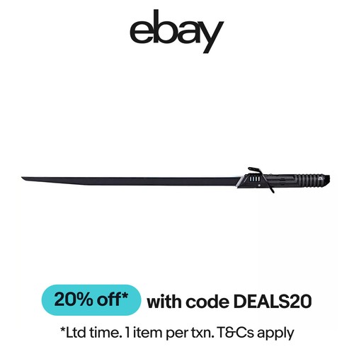 Star Wars The Black Series Mandalorian Darksaber Force FX Elite Lightsaber