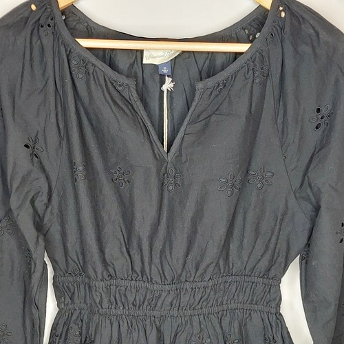 New Universal Thread Dress Women's Size XS Black Puff 3/4 Sleeve Short - Bild 4 von 12