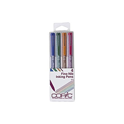 Too Copic multi liner 4 pcs color set Free Shipping with Tracking# New Japan
