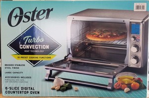 Oster Digital Stainless Steel Turbo Convection Countertop Toaster