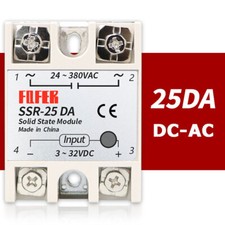 Solid State Relay Module SSR-25/40/60/80/100DA DC-AC High voltage Single-phase #