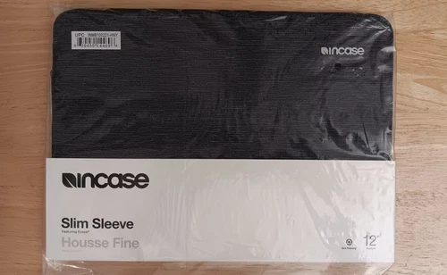 Incase Heather Navy Slim Sleeve for 12-inch MacBook Featuring Ecoya
