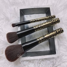 Sephora Collection Leopard Travel Brush Set 3pc foundation powder eyeshadow