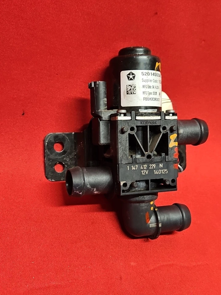 2015 Fiat 500e EV Electric 3-Way Coolant Water Pump Valve 52014553AC - 52k MILES - Image 3 of 4