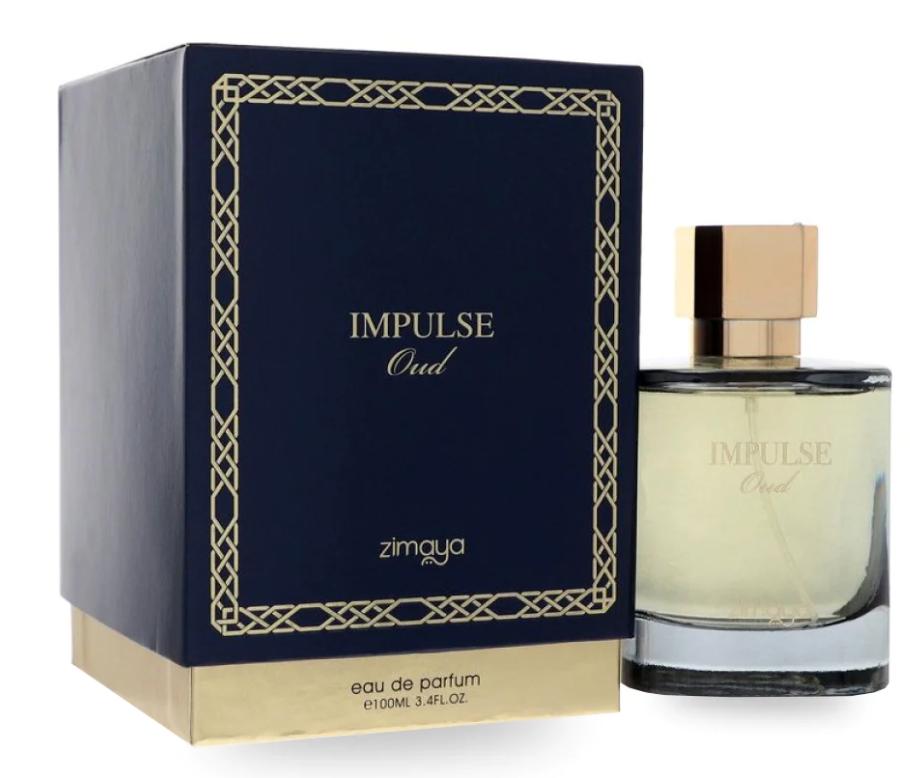 Zimaya Impulse Oud 100ml  Eau De Parfum Spray Unisex -NEW & SEALED - FREE POST