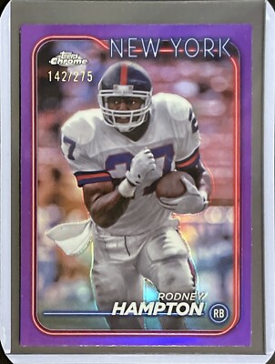 Rodney Hampton - 2024 Topps Chrome Football - Numbered /275 #144