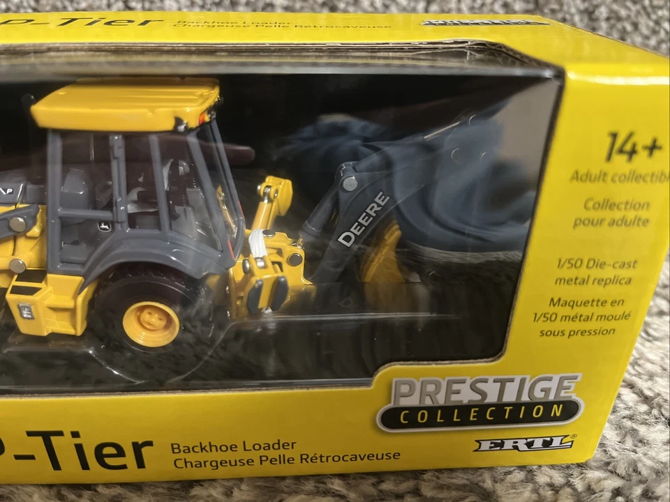 2024 ERTL 1:50 Prestige Series John Deere 320 P-Tier Scale Backhoe Loader NEW!! - Image 3 of 4