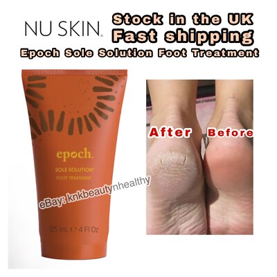 NuSkin Epoch Sole Solution Fußbehandlung trockene rissige Füße feuchtigkeitsspendende Haut UK