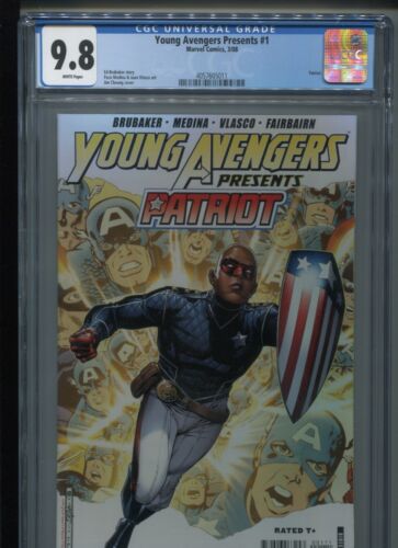 Young Avengers Presents #1 (2008) CGC 9.8 [WHITE] Patriot! - Picture 1 of 8